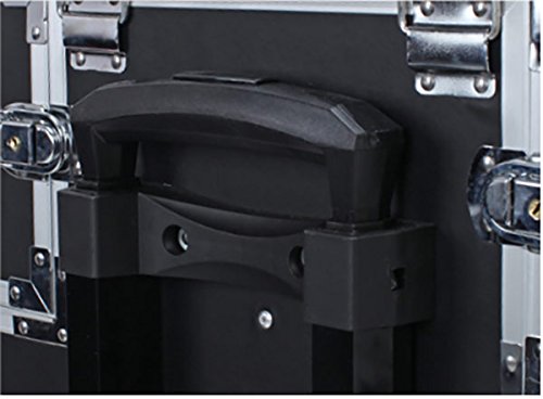 Hul 4-in-1 Professional Rolling Makeup Trolley Case Cosmetic Train Box