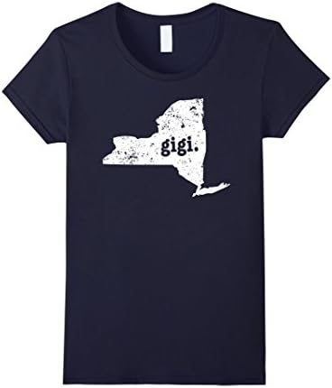 Women's Gigi Shirt New York T Shirt Gigi Grandma Shirt XL Navy