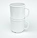 6 Pack Set - SAN Plastic - Hot Beverage Mug, White - 10 Ounce
