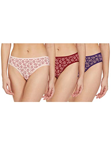 Amante Printed Low Rise Cotton Bikini Panty Pack (Pack of 3) Amante Printed Low Rise Cotton Bikini Panty Pack (Pack of 3)