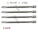 Hongso SBD251 Replacement Parts For Sunbeam,Nexgrill,Grill Master 720-0697 Gas Grill 4pack Stainless Steel Grill Burners