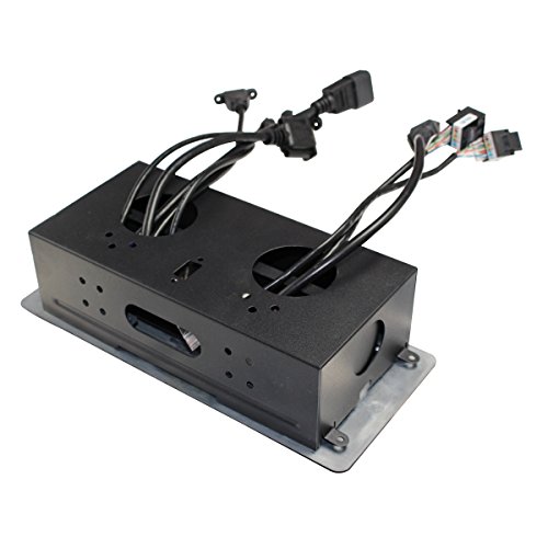 Conference Table Connectivity Power & Data Box HDMI VGA RJ45 USB 3.5MM Audio Power Hidden Multimedia Desktop Socket
