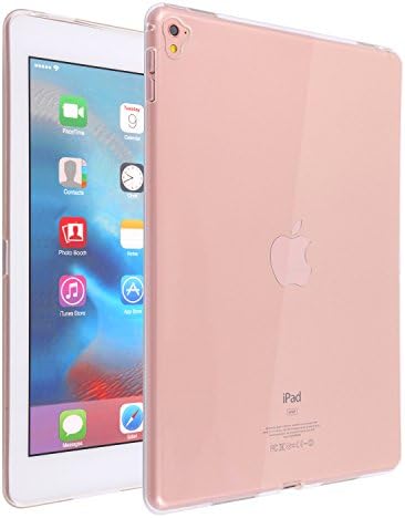 Quirkio - CLEAR GRIP Flexible Soft Transparent TPU Shockproof Rubber Back Cover for iPad Pro 12.9 inch (2017) - Clear (2017 - 12.9'')