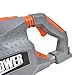 Max Action Power Tools Toy Weed Trimmer with Pivoting Head, Glowing LED Toy Blades, Realistic Sounds and Power Indicating Lights