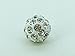 iCherry(TM) Disco Beads 10mm Shamballa Beads Pave Crystal Ball Bead for Jewelry Making (10MM, WHITE)