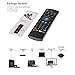 REDGO Air Mouse, 2.4G MX3 Portable Mini Wireless Qwerty Keyboard Mouse, Multifunctional Infrared Remote Control for Android Smart TV Box IPTV HTPC Mini PC Windows IOS MAC Xbox