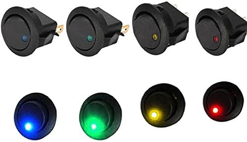 Luces led para coche con interruptor basculante de encendido y apagado