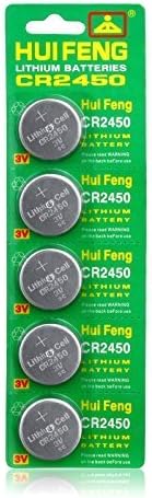5PCS DL2450 CR2450 DL2450B LM2450 5029LC Button Cell Coin Watch Batteries by HUIFENG