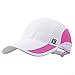 GADIEMKENSD Quick Dry Sports Hat Lightweight Breathable Soft Outdoor Run Cap (Classic Upgrade, White)