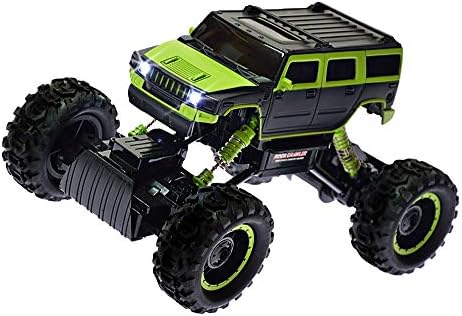 RC Car Rock Crawler 1: 14 RC Monster Truck 2.4Ghz 4WD Climbing Car Green Complete Set