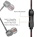 Arrela Wired Headphones Tangle Free Cable Earbuds with Built-in Microphone