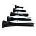 Lizber Nylon Cable Ties 250pcs, Self-locking Zip Ties, 4