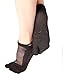 Shashi Mesh Non Slip Split Toe Ergonomic Socks Pilates Barre Ballet Yoga Dance
