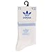 adidas Originals Women's Roller Crew Socks (1-Pair), White/Easy Blue, Medium, (Shoe Size 5-10)
