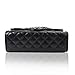 Solarfun Classic Crossbody Shoulder Bag for Women Quilted Purse With Metal Chain Strap
