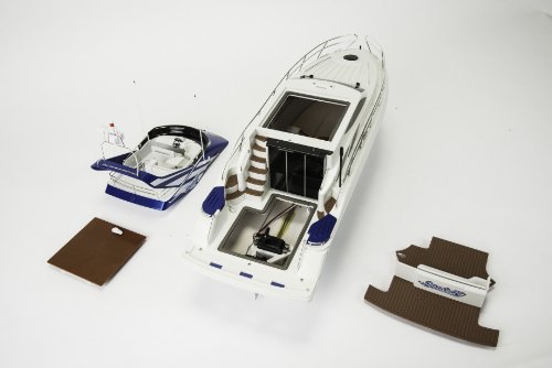 Carson 500108013 Modellsport Motoryacht Sunset RC Motorboot 100% RTR 670mm – Bild 4