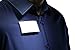 Durable Office Products Click-Fold Convex Badges (821419), Transparent, Pack of 25
