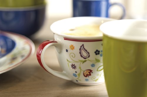 Ritzenhoff & Breker Kaffeeservice Doppio Shanti, 12-teilig, Porzellangeschirr, Grün – Bild 4