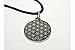 Flower of Life Pattern Charm Alloy Metal 1.2