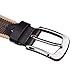 DouGuYan Unisex Casual Sports Canvas Web Stripe Buckle Belt Multi-color Belts Coffee 001