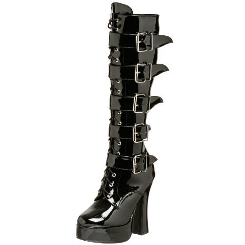 Pleaser Women's Electra-2042,Black Patent,11 M