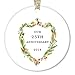 25th Anniversary Gifts, Twenty-Fifth Christmas Ornament 2018, 25 Years Together Couple Husband & Wife Love Wedding Anniversaries Ceramic Present Keepsake 3
