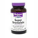 BlueBonnet Super Bromelain Vegetarian Capsules, 500