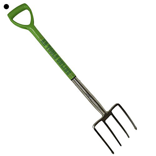 AB Tools-Toolzone Stainless Steel Digging Fork Gardening 4 Prongs Planting Farming Landscaping
