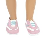 Fibre Craft Springfield Collection Sport Shoes, Pink, Blue/White