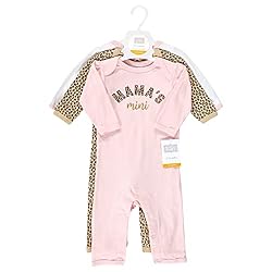 Hudson Baby Unisex baby Cotton Coveralls, Leopard