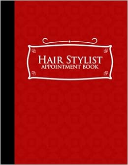 Hair Stylist Appointment Book 7 Columns Appointment Organizer