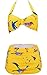 VOWSVOWS Women Fashion 50s Vintage Retro Floral Halter High Waist Bikini Swimsuit Swimwear
