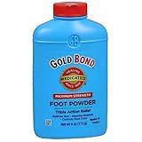 Gold Bond Foot Powder Medicated 4 Ounce (118ml) (2 Pack)