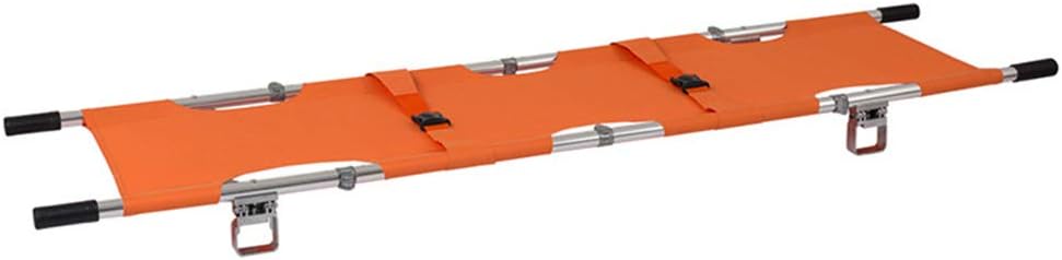 Xergou Portable Transport stretcher,Four Fold Stretcher Aluminum Alloy Folding Portable Stretcher with Handles