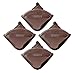Rhoost Adhesive-free Corner Protector (4-pack) (Brown) - Premium Baby Proofing Corner Guard Bumper Cushion for Infant Toddler Child Safety
