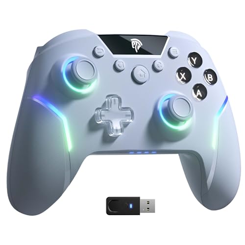 EasySMX X20 Game Controller - RGB Backlit, Dual Mechanical Triggers, 2 ...