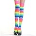 Angelina Neon Rainbow Thigh High socks, #6753A, One size