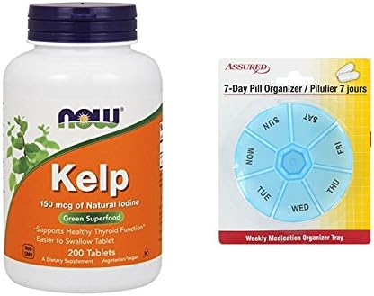 Ahora alimentos algas, 150mcg de yodo Natural, 200 tabletas