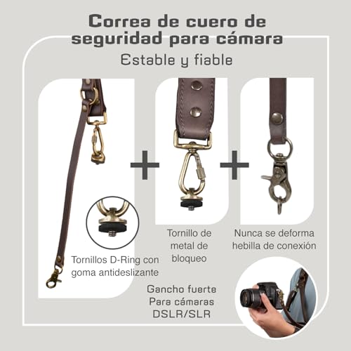 4J LEDR Camera Harness for One Camera,Leather Camera Strap,Shoulder Strap for Single Leather Harness,Camera Strap for Photographers,Leather Strap for DSLR/SLR