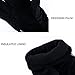 OZERO Winter Gloves for Men Women: -20F Deerskin Waterproof Windproof Leather Polar Fleece Cotton Warm Thermal Insulated Womens Mens Gloves Winter Work Running in Cold Weather-XL Denim Black