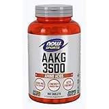 NOW Sports Nutrition, AAKG (Arginine Alpha-Ketoglutarate) 3500, 180 Tablets
