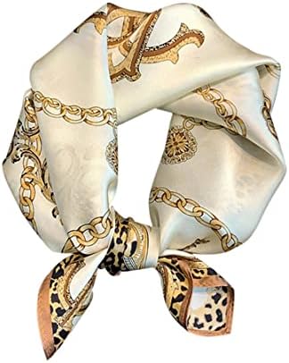 MEISEE Mulberry Silk Scarfs Women Small Square Scarf 21