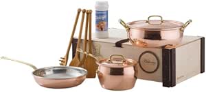 Amazon.com: Ruffoni Historia Decor Copper Cookware Set in Wooden Box ...