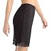 Ilusion 2637 - Lace Trim Bloomer Slip - Black, Size Large