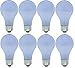 GE Lighting 48688 60-Watt A19 Reveal Bulbs, 8-Pack