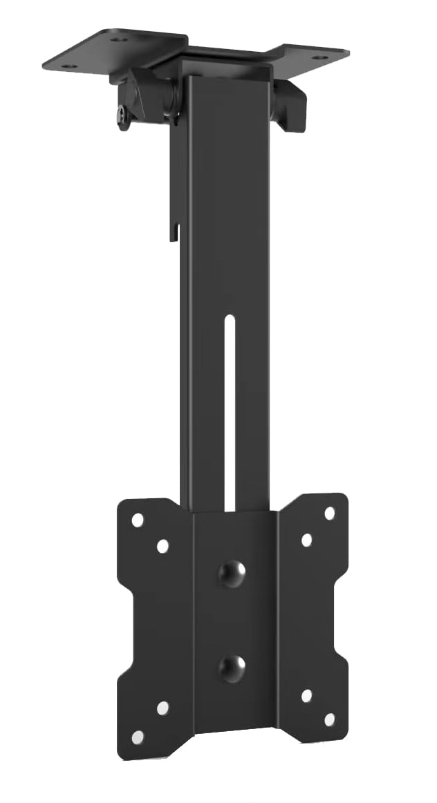 Part King Fold Up Down Away TV Ceiling Mount Bracket 19" 20" 21" 23" 27" LED TV VESA 75x75 100x100 Folding Sloping Ceiling Flip Bracket