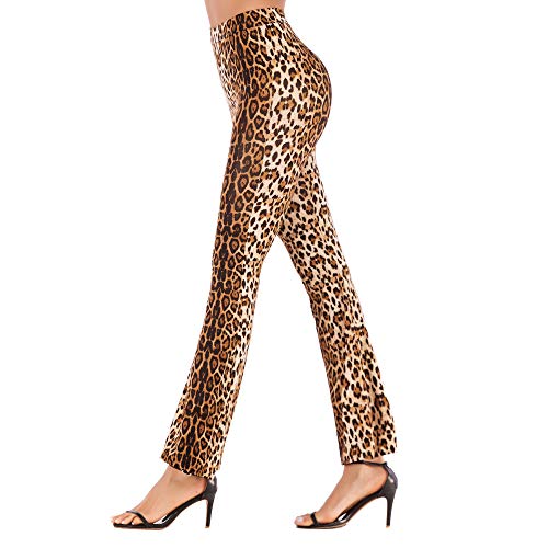 41D9c2h7YcL ODOKEI Pantalones con Estampado De Serpientes Leopard De Campana Bohemios Pantalones con Estampado De Serpientes Leopard… ODOKEI Pantalones con Estampado De Serpientes Leopard De Campana Bohemios Pantalones con Estampado De Serpientes Leopard… - Imagen 4