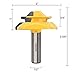 Valiant 45° Lock Miter Router Bit with 1/2 Inch Shank - 45-Degree Angle Miter Joint Cutter w/Anti-Kickback Design - Premium Woodworking Tool for Wood, MDF, Density Board, Chipboard, Splints & More