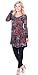 Popana Women’s Tunic Tops for Leggings Long Sleeve Shirt Plus Size Made in USA Large ST17