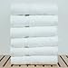 Chakir Turkish Linens Premium Cotton Absorbent Turkish Towels (Hand Towel - 6 Piece, White)